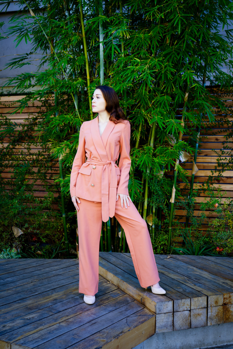 The Gorham Pastel Pink Suit - Women's Custom Suit