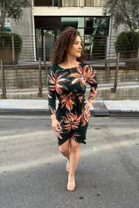 Green Floral Dress