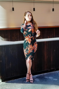Green Floral Dress